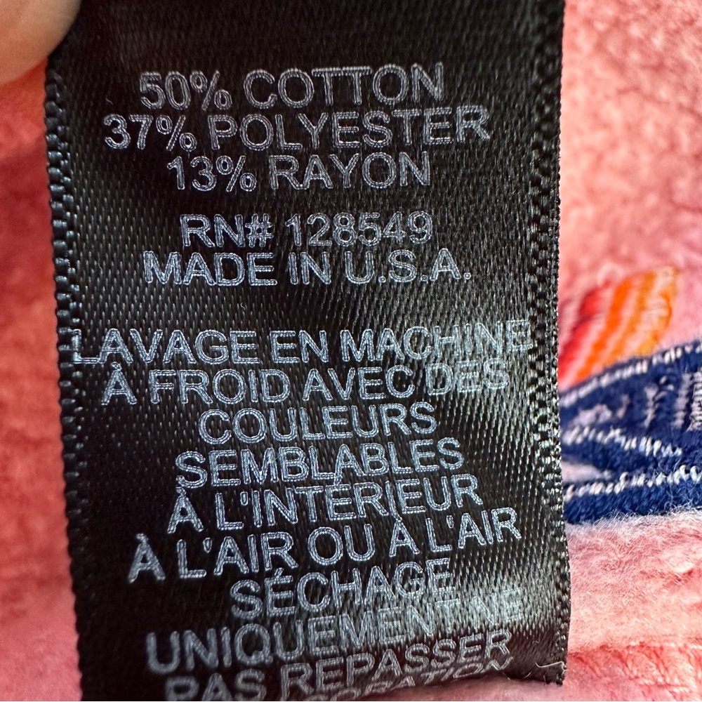 Aviator Nation Bolt Fade Pullover Sweatshirt Women's Size Small Crewneck Pink - Picture 8 of 9